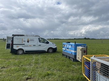 Intervention d'électricité au meeting aérien Airexpo près de Muret