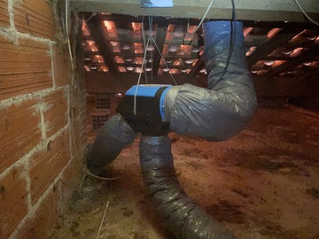 Installation d'un système de ventilation mécanique contrôlée